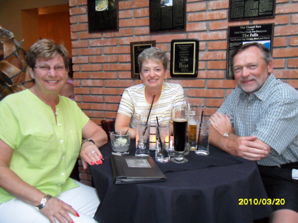 At the Falls restaurant in Palm Springs